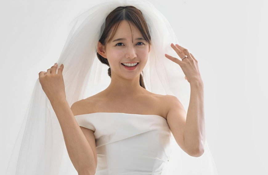 Nam Bo Ra Charms Fans with Stunning Wedding Photos and Heartfelt Message of Gratitude